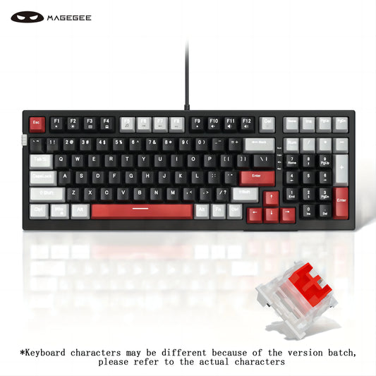 SKY98 Hot Swappable Mechanical Keyboard Esports Keyboard Business Office Keyboard Comfortable Feel Laptop Keyboard